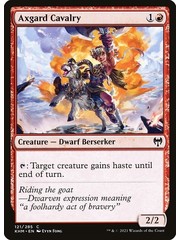 Magic: The Gathering Axgard Cavalry (121) Near Mint Foil