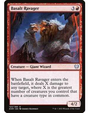 Magic: The Gathering Basalt Ravager (122) Near Mint