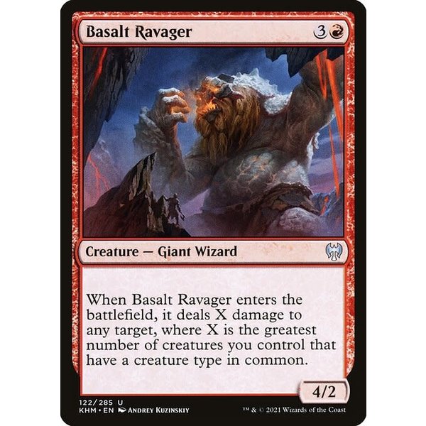 Magic: The Gathering Basalt Ravager (122) Near Mint