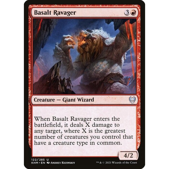 Magic: The Gathering Basalt Ravager (122) Near Mint