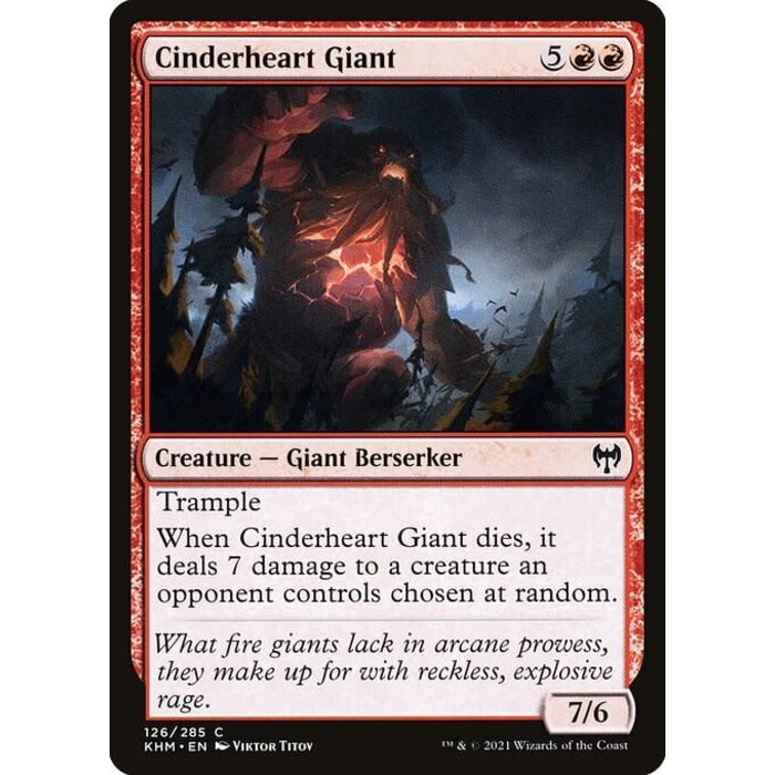 Magic: The Gathering Cinderheart Giant (126) Near Mint