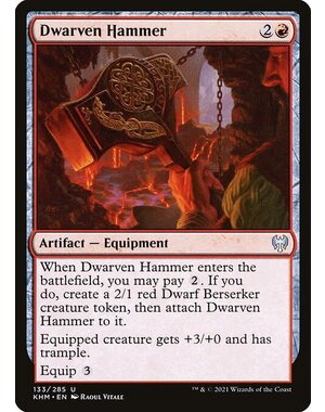 Magic: The Gathering Dwarven Hammer (133) Near Mint Foil