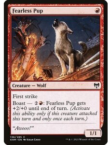 Magic: The Gathering Fearless Pup (136) Near Mint