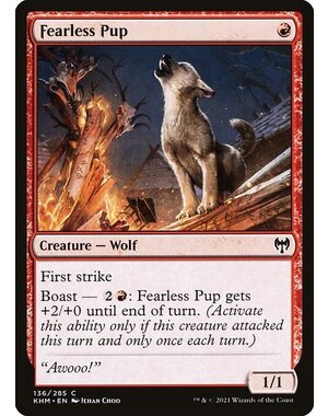 Magic: The Gathering Fearless Pup (136) Near Mint Foil