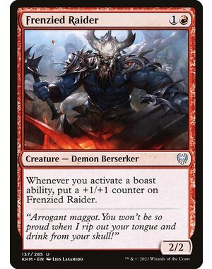 Magic: The Gathering Frenzied Raider (137) Near Mint Foil