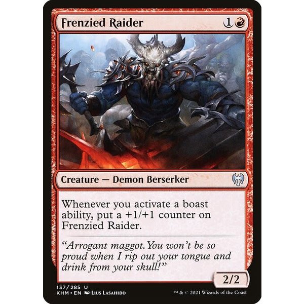 Magic: The Gathering Frenzied Raider (137) Near Mint Foil