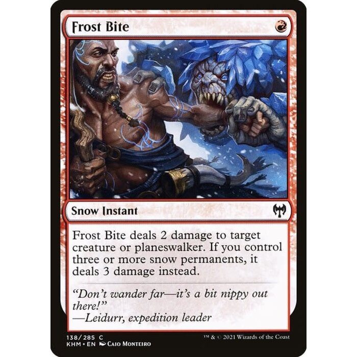 Magic: The Gathering Frost Bite (138) Near Mint Foil
