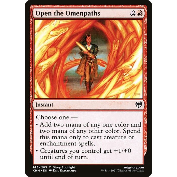 Magic: The Gathering Open the Omenpaths (143) Near Mint