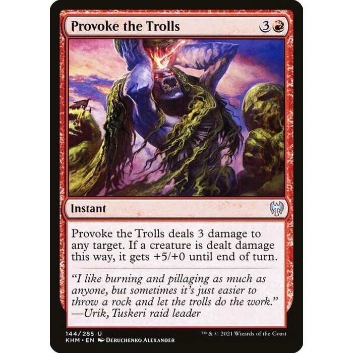 Magic: The Gathering Provoke the Trolls (144) Near Mint
