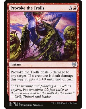 Magic: The Gathering Provoke the Trolls (144) Near Mint Foil