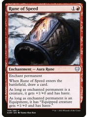 Magic: The Gathering Rune of Speed (148) Near Mint