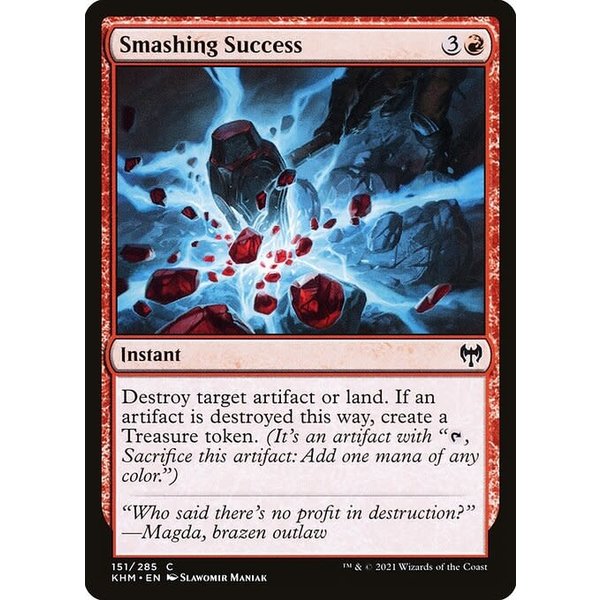 Magic: The Gathering Smashing Success (151) Lightly Played Foil