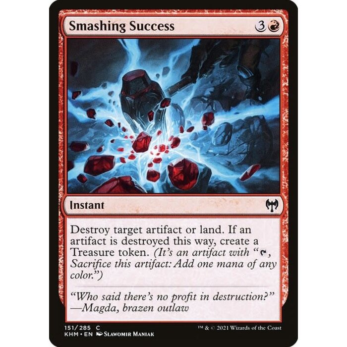 Magic: The Gathering Smashing Success (151) Lightly Played Foil