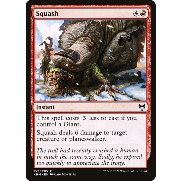 Magic: The Gathering Squash (152) Lightly Played Foil