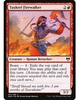 Magic: The Gathering Tuskeri Firewalker (157) Near Mint Foil