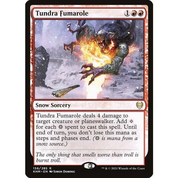 Magic: The Gathering Tundra Fumarole (156) Lightly Played Foil