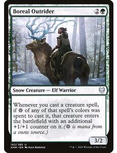 Magic: The Gathering Boreal Outrider (163) Near Mint