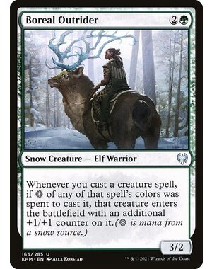 Magic: The Gathering Boreal Outrider (163) Near Mint