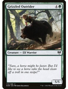 Magic: The Gathering Grizzled Outrider (173) Near Mint