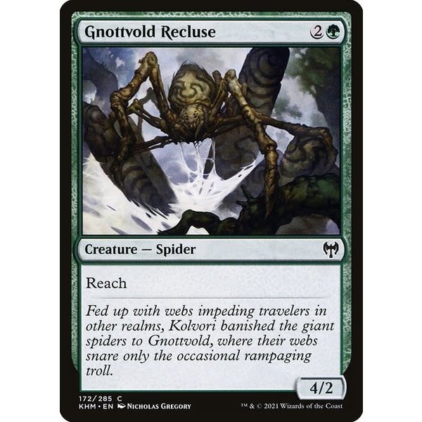 Magic: The Gathering Gnottvold Recluse (172) Near Mint Foil