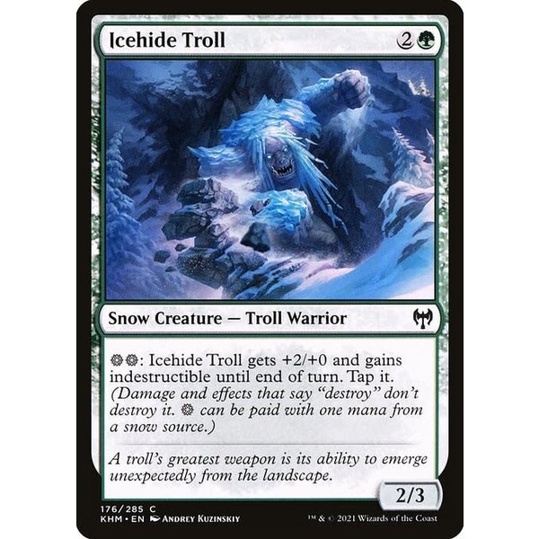 Magic: The Gathering Icehide Troll (176) Near Mint