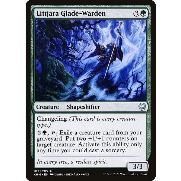 Magic: The Gathering Littjara Glade-Warden (182) Near Mint