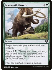 Magic: The Gathering Mammoth Growth (183) Lightly Played Foil