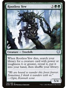Magic: The Gathering Rootless Yew (189) Near Mint Foil
