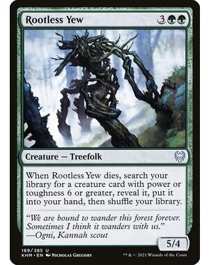 Magic: The Gathering Rootless Yew (189) Near Mint Foil
