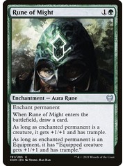 Magic: The Gathering Rune of Might (191) Near Mint