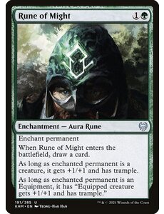 Magic: The Gathering Rune of Might (191) Near Mint