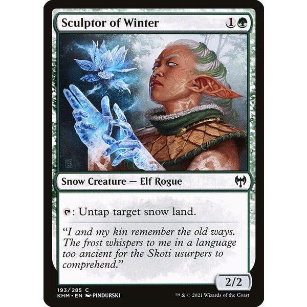 Magic: The Gathering Sculptor of Winter (193) Near Mint Foil