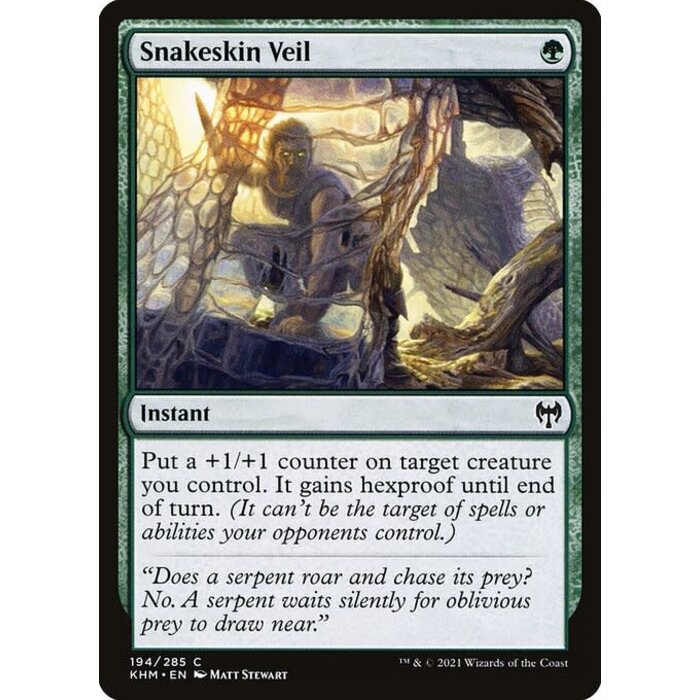 Magic: The Gathering Snakeskin Veil (194) Near Mint