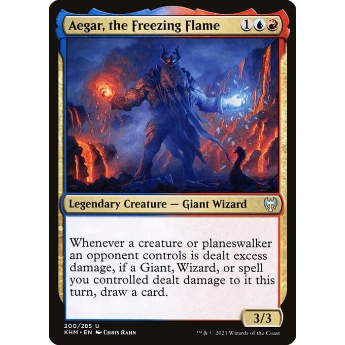 Magic: The Gathering Aegar, the Freezing Flame (200) Near Mint