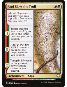 Magic: The Gathering Arni Slays the Troll (201) Near Mint