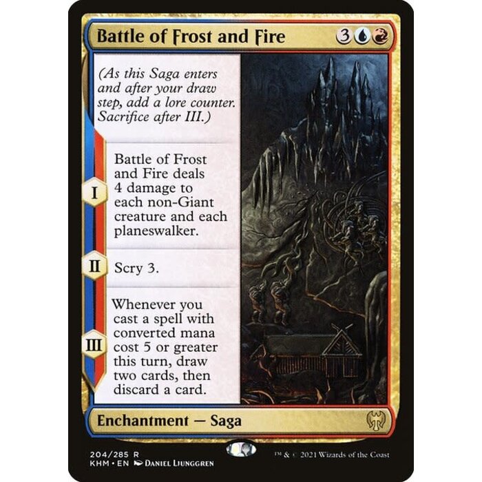 Magic: The Gathering Battle of Frost and Fire (204) Near Mint