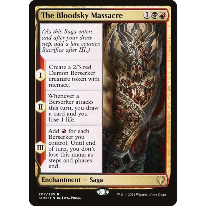 Magic: The Gathering The Bloodsky Massacre (207) Near Mint