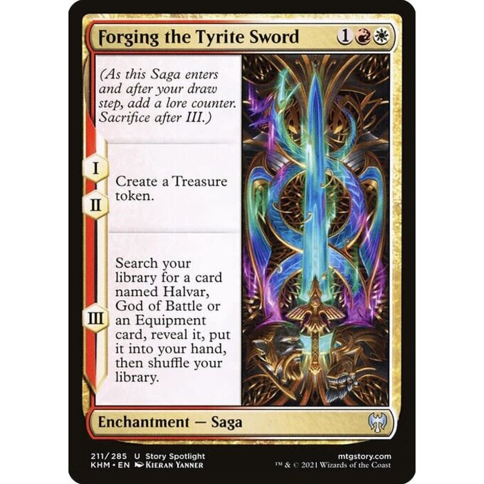 Magic: The Gathering Forging the Tyrite Sword (211) Near Mint