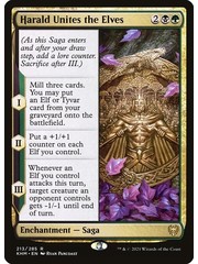 Magic: The Gathering Harald Unites the Elves (213) Near Mint