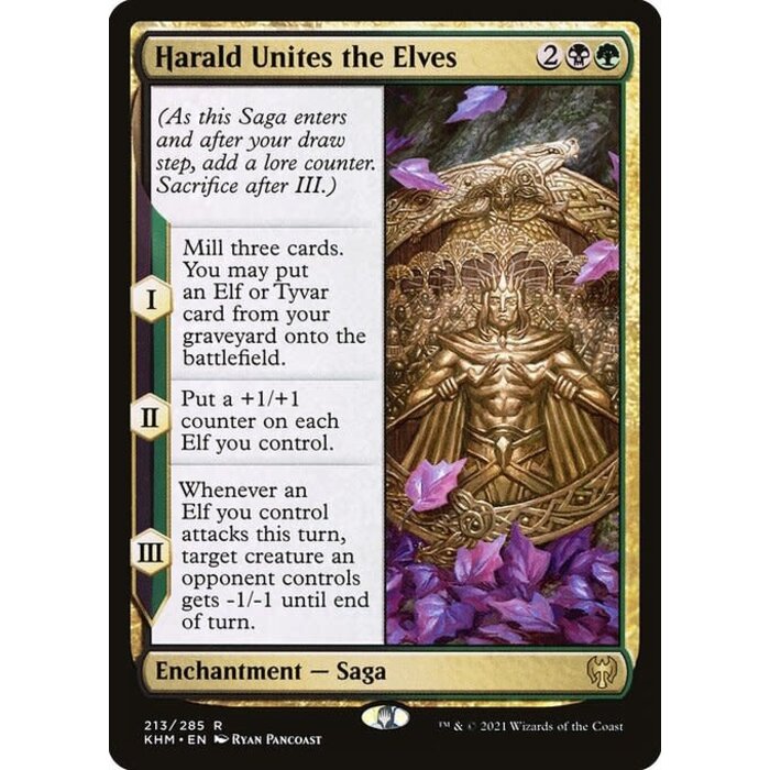 Magic: The Gathering Harald Unites the Elves (213) Near Mint