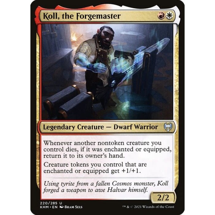 Magic: The Gathering Koll, the Forgemaster (220) Near Mint