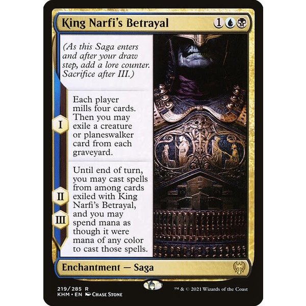 Magic: The Gathering King Narfi's Betrayal (219) Near Mint