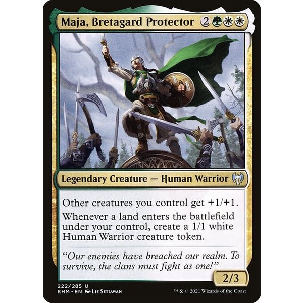 Magic: The Gathering Maja, Bretagard Protector (222) Near Mint Foil