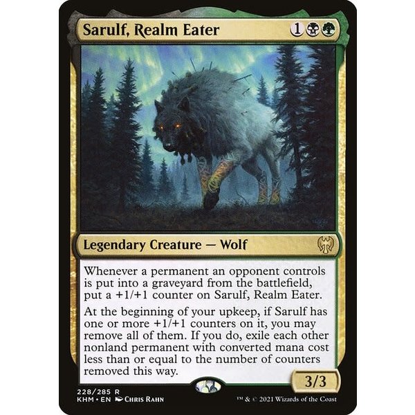 Magic: The Gathering Sarulf, Realm Eater (228) Near Mint
