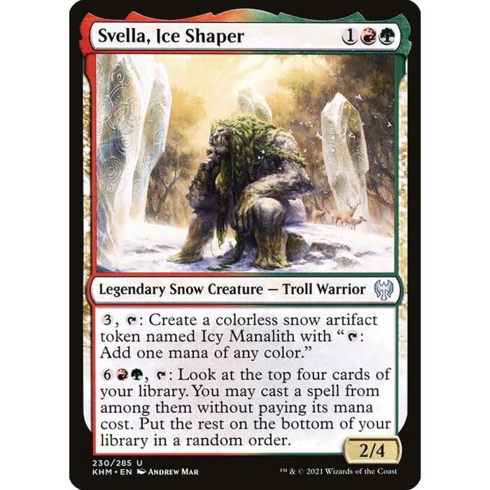 Magic: The Gathering Svella, Ice Shaper (230) Near Mint Foil