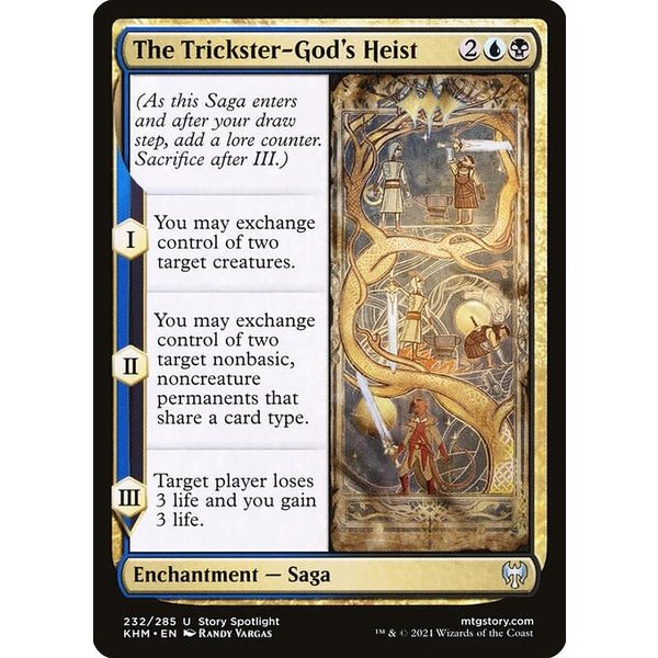 Magic: The Gathering The Trickster-God's Heist (232) Lightly Played Foil
