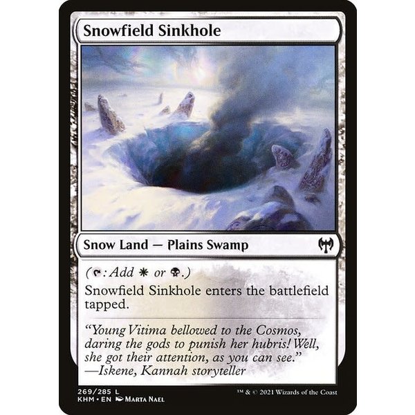 Magic: The Gathering Snowfield Sinkhole (269) Near Mint