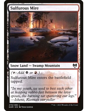 Magic: The Gathering Sulfurous Mire (270) Lightly Played Foil