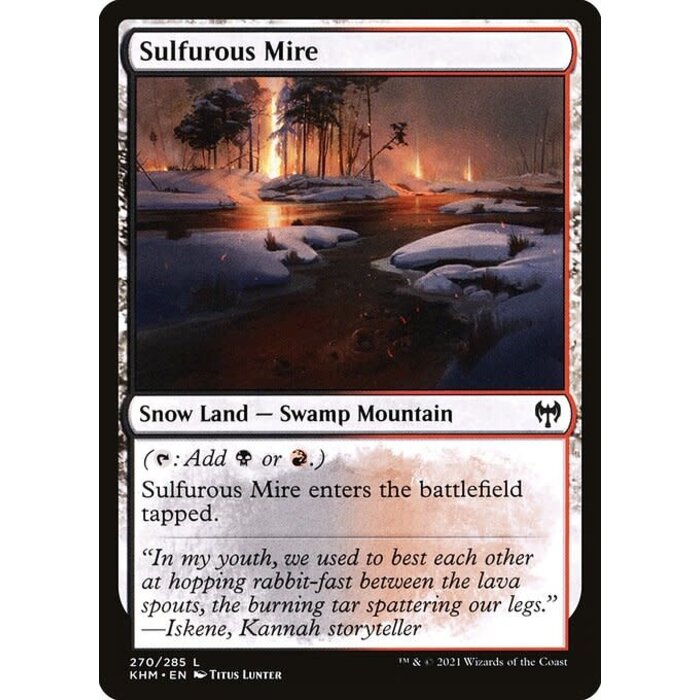Magic: The Gathering Sulfurous Mire (270) Lightly Played Foil