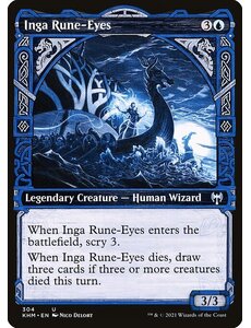 Magic: The Gathering Inga Rune-Eyes (Showcase) (304) Near Mint